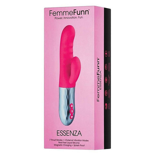 Femmefunn Essenza Thrusting Rabbit Vibrator - Rabbit Vibrators
