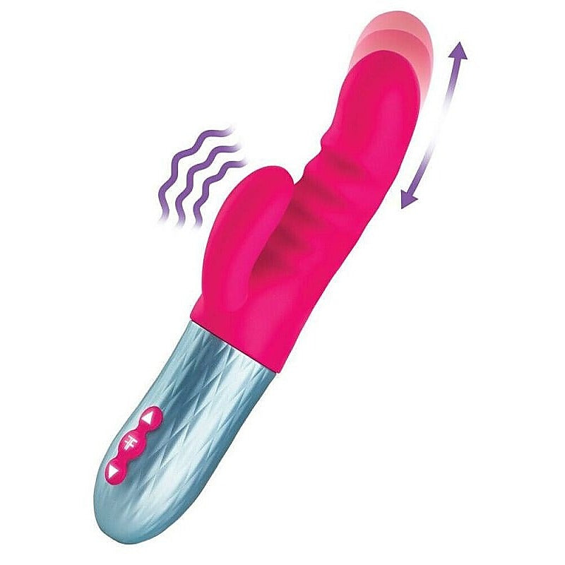 Essenza Thrusting Rabbit Vibrator By Femmefunn - Rabbit Vibrators