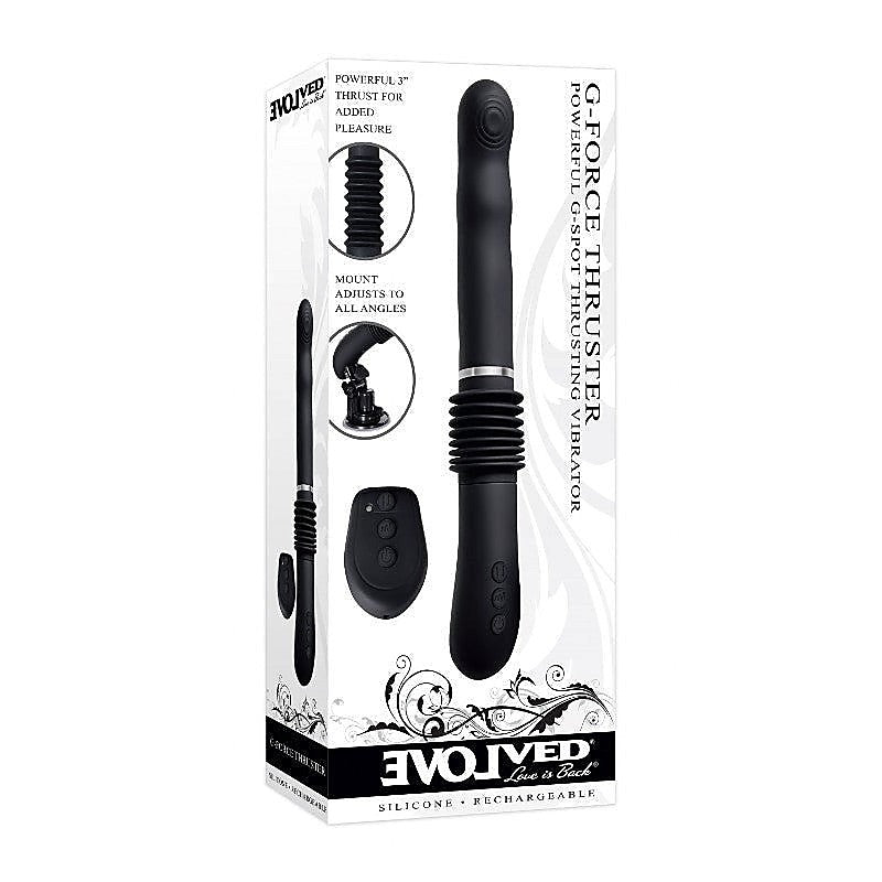 Evolved G-Force Thruster Black - Luxury Sex Toys