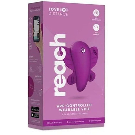Love Distance Reach - Wearable Vibrator for Unforgettable Pleasure - Clit Ticklers and Pulsators