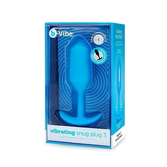 B-Vibe Weighted Vibrating Anal Plug - Premium Silicone Comfort - Anal Vibrators
