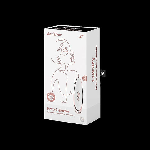 Prêt-À-Porter Luxury Silicone Clitoral Massager By Satisfyer - Clit Ticklers and Pulsators