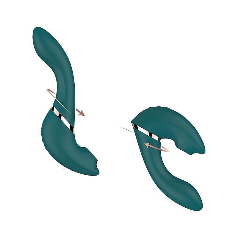 Dual-Stimulation Ecstasy - The Monarch Swan Vibrator - Luxury Sex Toys