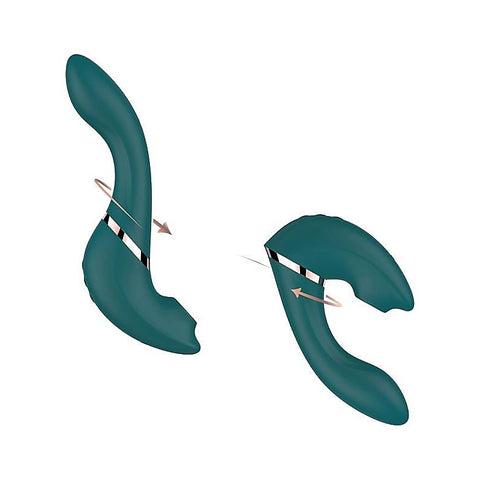 Dual-Stimulation Ecstasy - The Monarch Swan Vibrator - Luxury Sex Toys