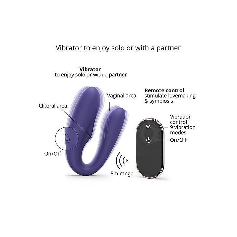 Love to Love Match Up - Dual Stimulation Couples Vibrator - Remote Control Vibrators