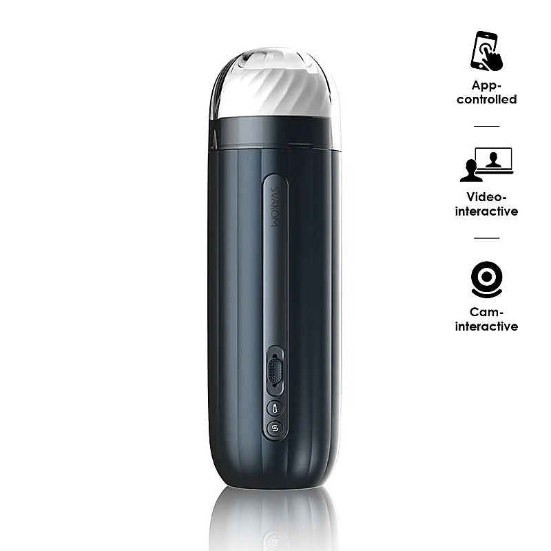 Svakom Hannes Neo Interactive Throbbing Mens Masturbator - Luxury Sex Toys