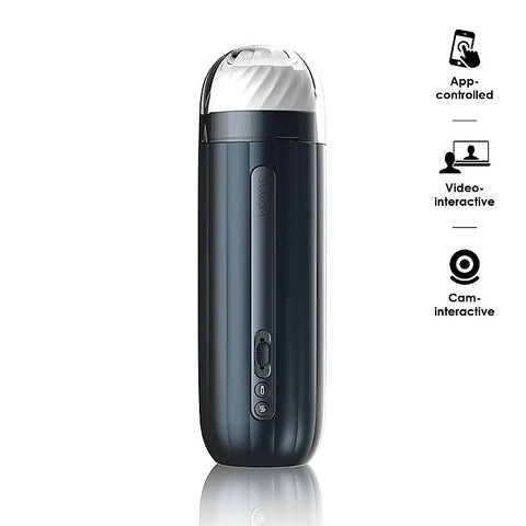 Svakom Hannes Neo Interactive Throbbing Mens Masturbator - Luxury Sex Toys