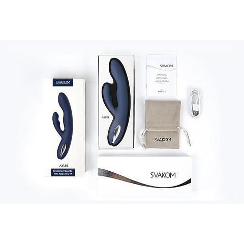 Svakom Aylin Pulsating Dual Headed Rabbit Vibrator - Rabbit Vibrators