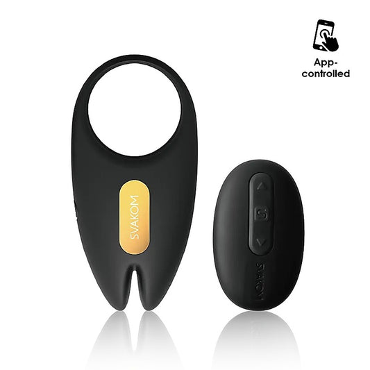 Svakom Winni 2 App Controlled Vibrating Male Cock Ring - Cock Rings