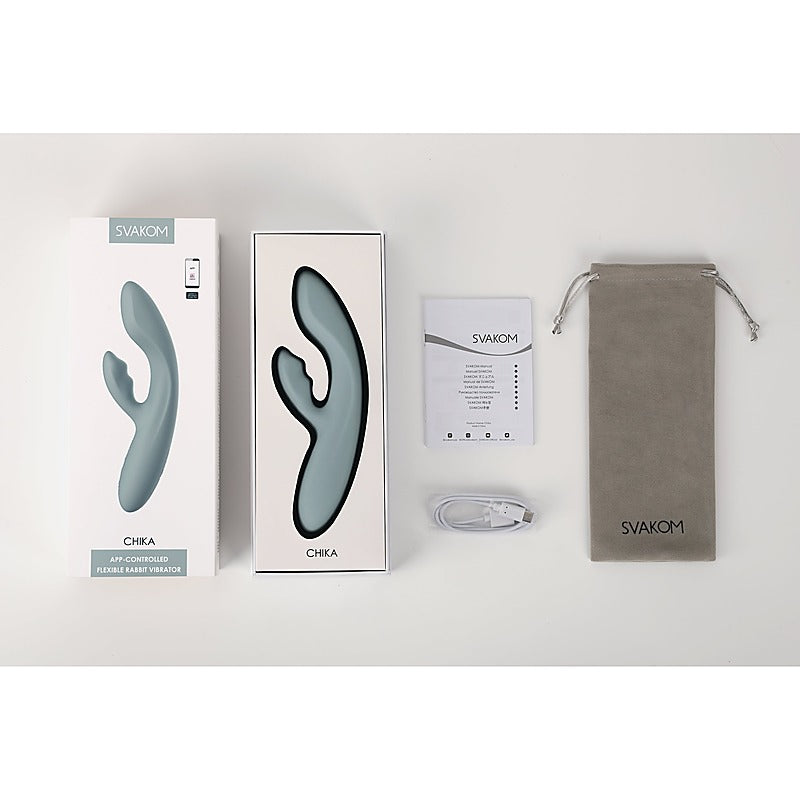Svakom Chika App Controlled Interactive Rabbit Vibrator - Rabbit Vibrators