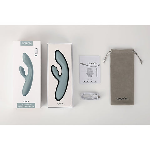 Svakom Chika App Controlled Interactive Rabbit Vibrator - Rabbit Vibrators