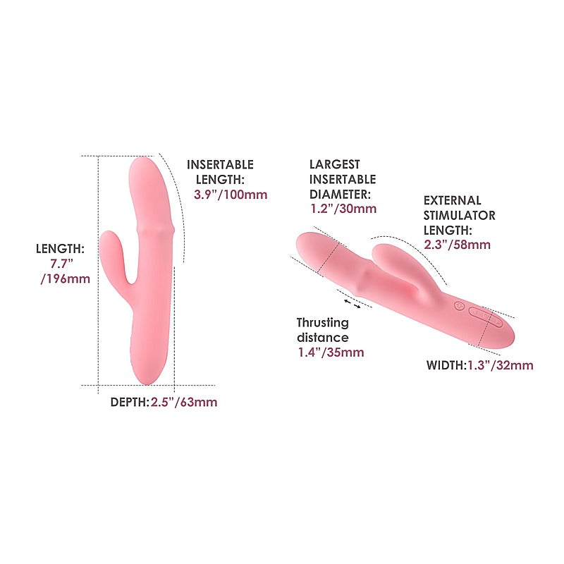 Svakom Mora Neo Rabbit Vibrator With Thrusting Beads - Rabbit Vibrators