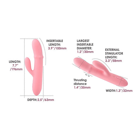 Svakom Mora Neo Rabbit Vibrator With Thrusting Beads - Rabbit Vibrators