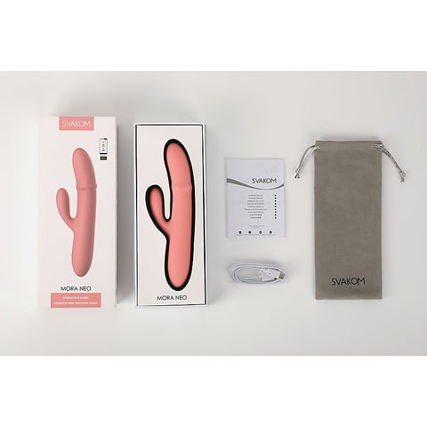 Svakom Mora Neo Rabbit Vibrator With Thrusting Beads - Rabbit Vibrators