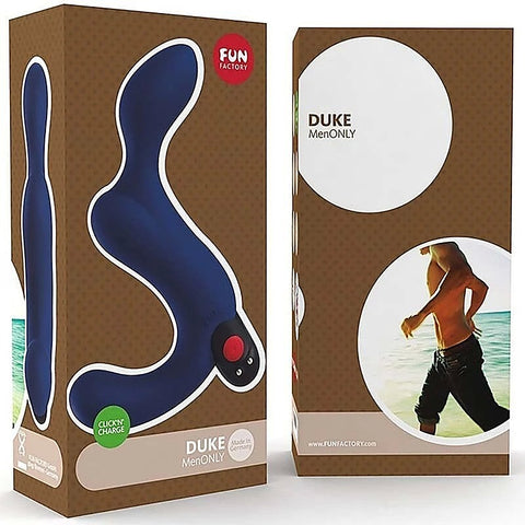 Duke MenOnly Prostate Massager Black by Fun Factory - Prostate Toys