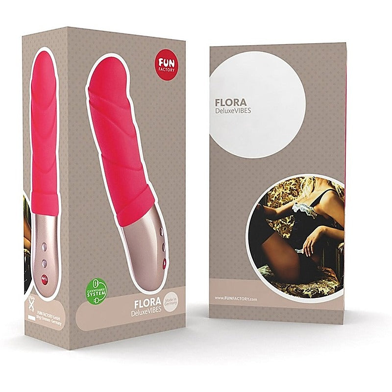 Flora India Red Vibrator Waterproof by Fun Factory - Waterproof Vibrators