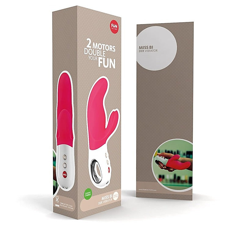 MISS BI USB Rechargeable Rabbit Vibrator by Fun Factory - Luxury Sex Toys
