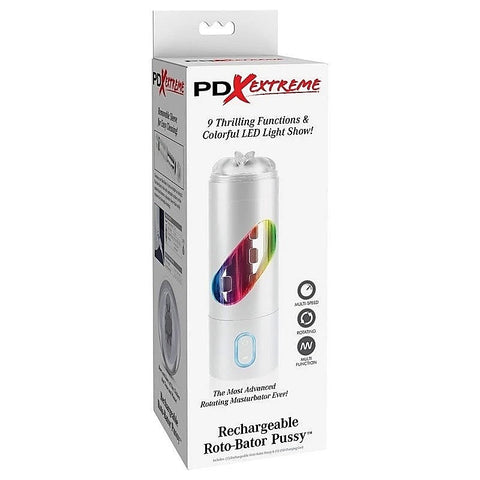 Extreme Rechargeable Roto-Bator Pussy Stroker By Pipedream - Masturbators and Strokers