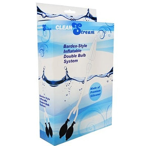 Cleanstream Silicone Double Bulb Nozzle By Xr Brands - Anal Cleansing