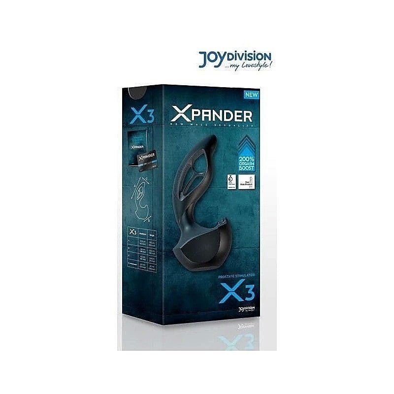 XPANDER X3 Deep Black by JoyDivision - Prostate Toys