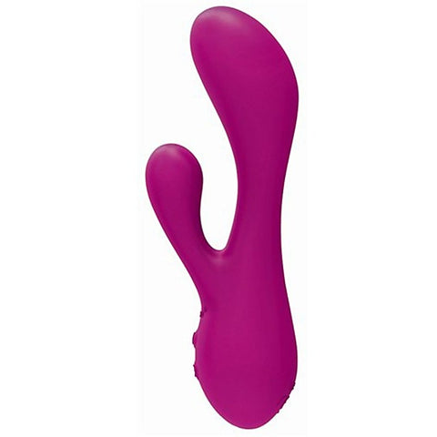 The Swan Hug with Squeeze Control Teal - Rabbit Vibrators