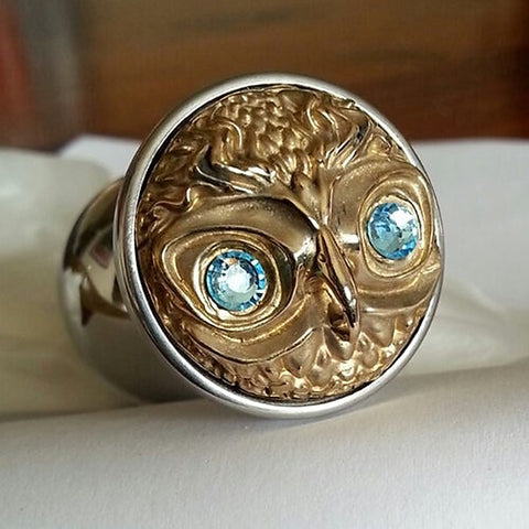 Owl Bronze Medium Plug by Rosebuds Jewelry - Steel Sex Toys