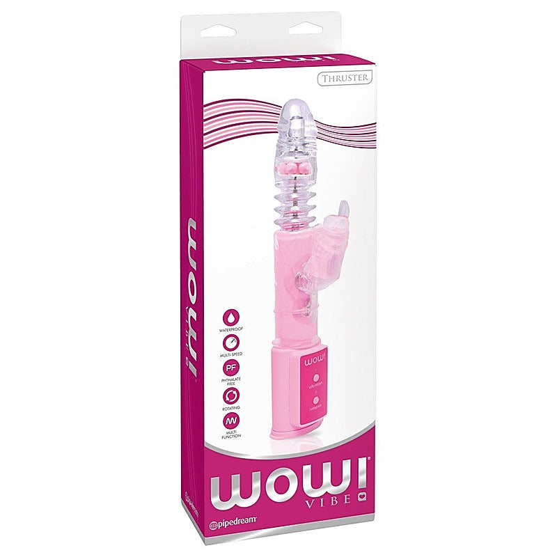 Wow! Thruster Multi Speed Rabbit Vibrator By Pipedream - Rabbit Vibrators