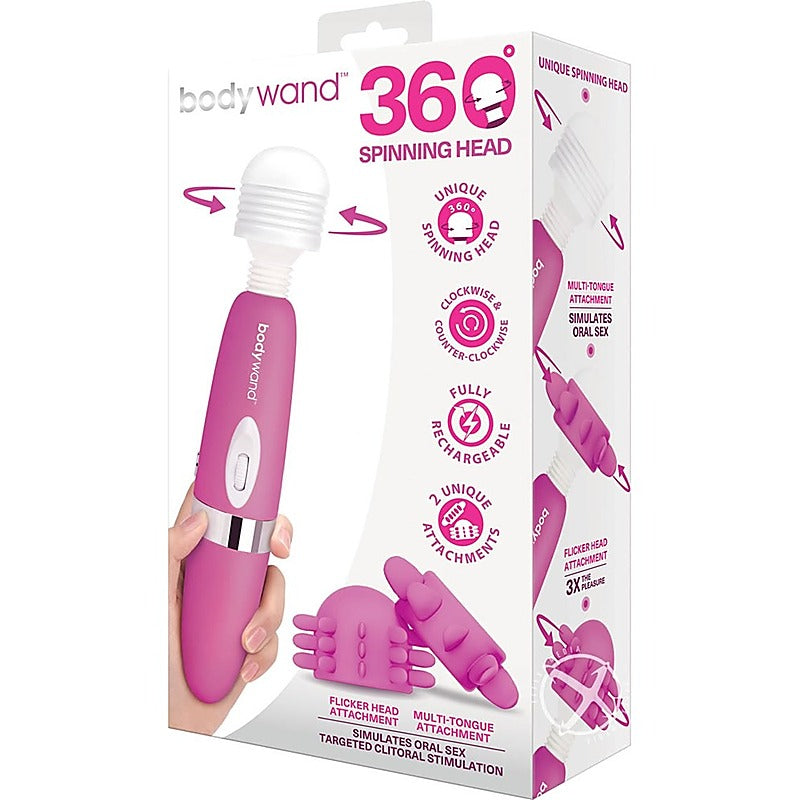 Bodywand 360 Spinning Head Massager by Xgen Products - Luxury Sex Toys