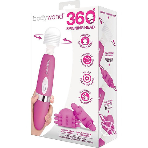 Bodywand 360 Spinning Head Massager by Xgen Products - Luxury Sex Toys