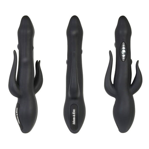 Eve's Bad Bad Bunny Black by Adam & Eve - Rabbit Vibrators