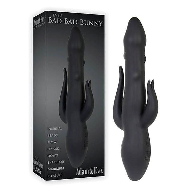 Eve's Bad Bad Bunny Black by Adam & Eve - Rabbit Vibrators