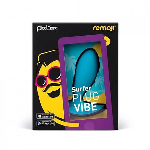 Picobong Remoji Surfer Vibrating Butt Plug By Lelo - Luxury Sex Toys