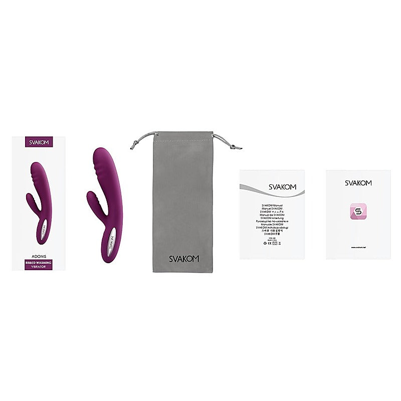 Svakom Adonis Multi Functions Heating Rabbit Vibrator - Rabbit Vibrators