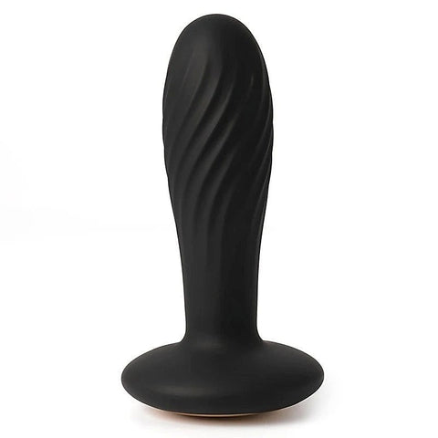 Svakom Bella Ribbed Design Silicone Anal Plug - Butt Plugs