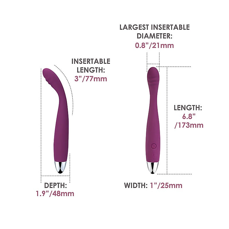 Svakom Cici Slim Flexible Head G-Spot Vibrator - Waterproof Vibrators