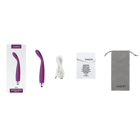 Svakom Cici Slim Flexible Head G-Spot Vibrator - Waterproof Vibrators