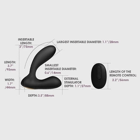 Vick Prostate And Perineum Massager By Svakom - Prostate Toys