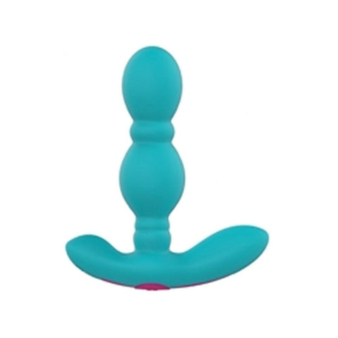 FemmeFun Vibrating Pleasure Plug - Turquoise Delight - Luxury Sex Toys