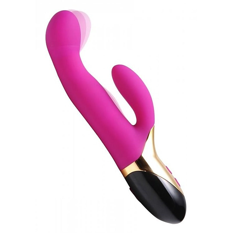 Come Hither Moving G-Spot Rechargable Silicone Vibrator - Rabbit Vibrators