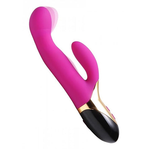 Come Hither Moving G-Spot Rechargable Silicone Vibrator - Rabbit Vibrators