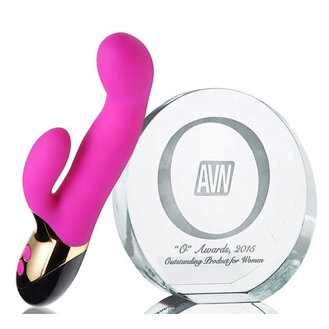 Come Hither Moving G-Spot Rechargable Silicone Vibrator - Rabbit Vibrators