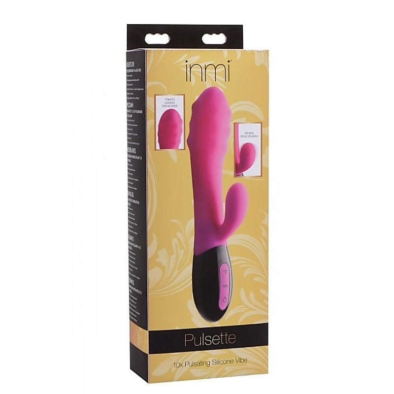 Pulsette 7x Pulsating Silicone Vibe - Rabbit Vibrators