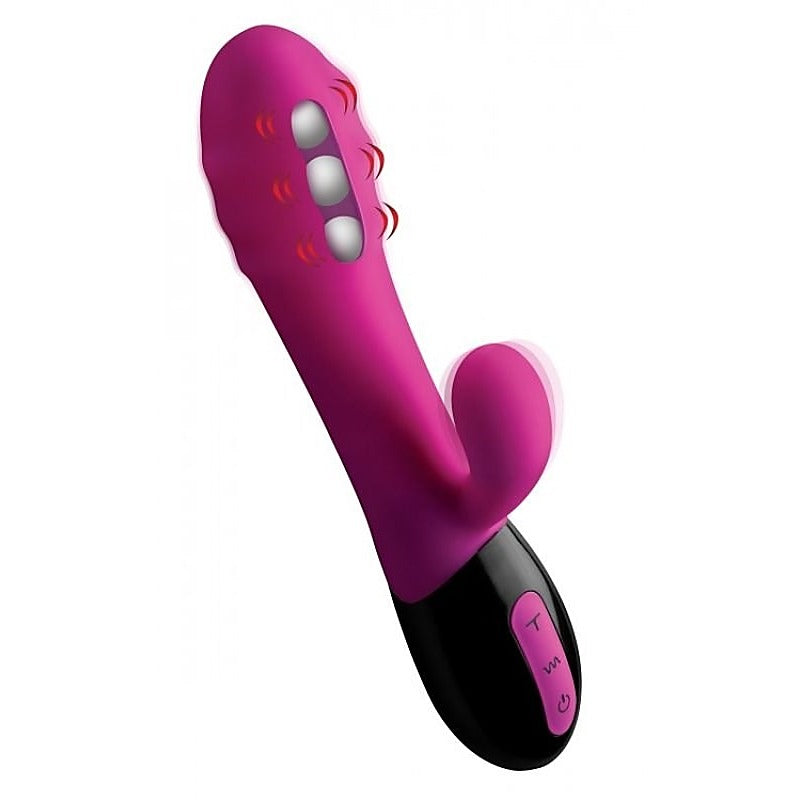 Pulsette 7x Pulsating Silicone Vibe - Rabbit Vibrators