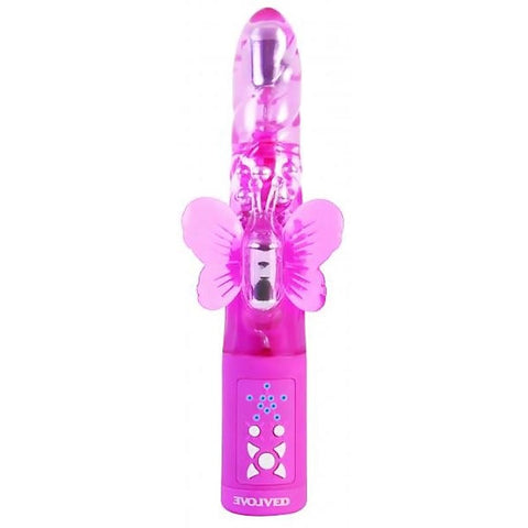 Dream Makers Menage a trois Butterfly Vibrator - Rabbit Vibrators
