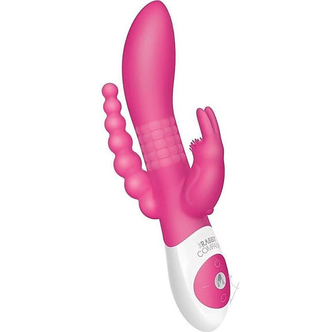 The Beaded D.P. Rabbit by Xgen Products - Clit Ticklers and Pulsators