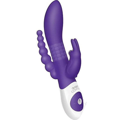 The Beaded D.P. Rabbit by Xgen Products - Clit Ticklers and Pulsators