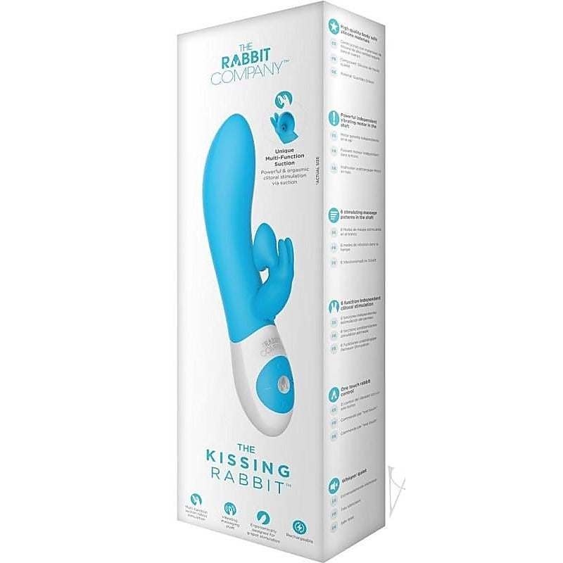 The Kissing Rabbit Blue By Xgen Products - Rabbit Vibrators