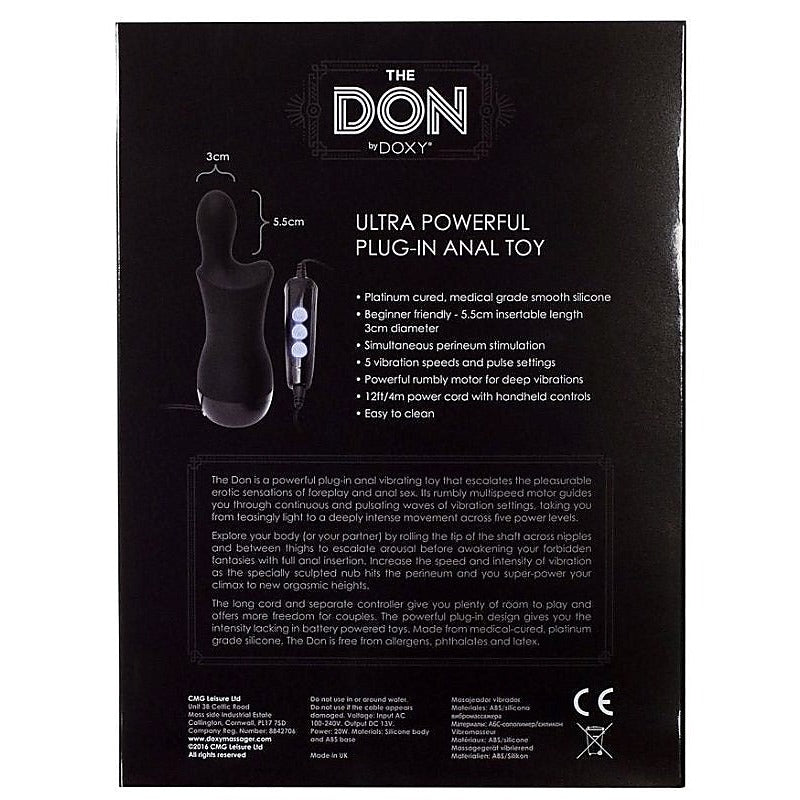 The Don Mains Powered Massager By Doxy - Luxury Sex Toys