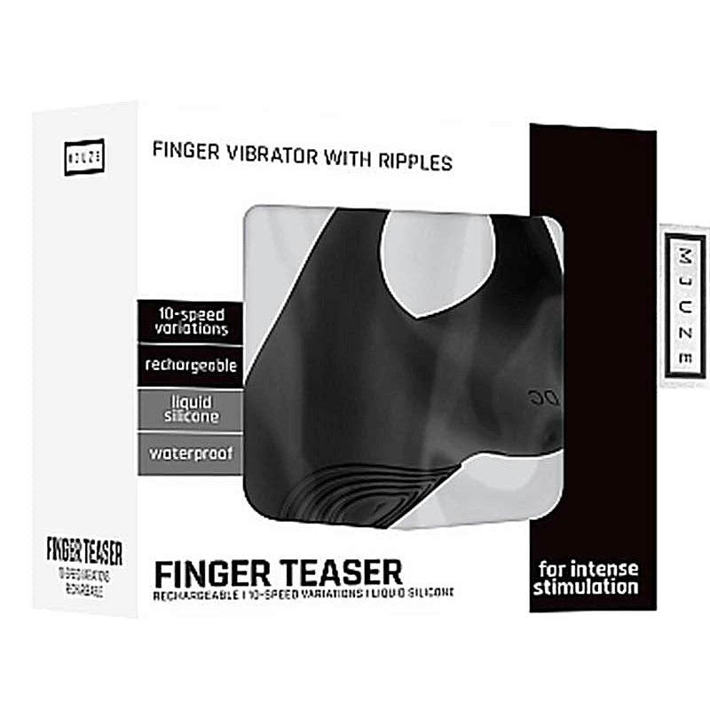 Mjuze Rechargeable Finger Vibrator by Shots Toys - Finger and Tongue Vibrators