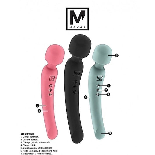 Soothing Silicone Bliss - Mjuze Wanderfull Body Massager - Body Wands